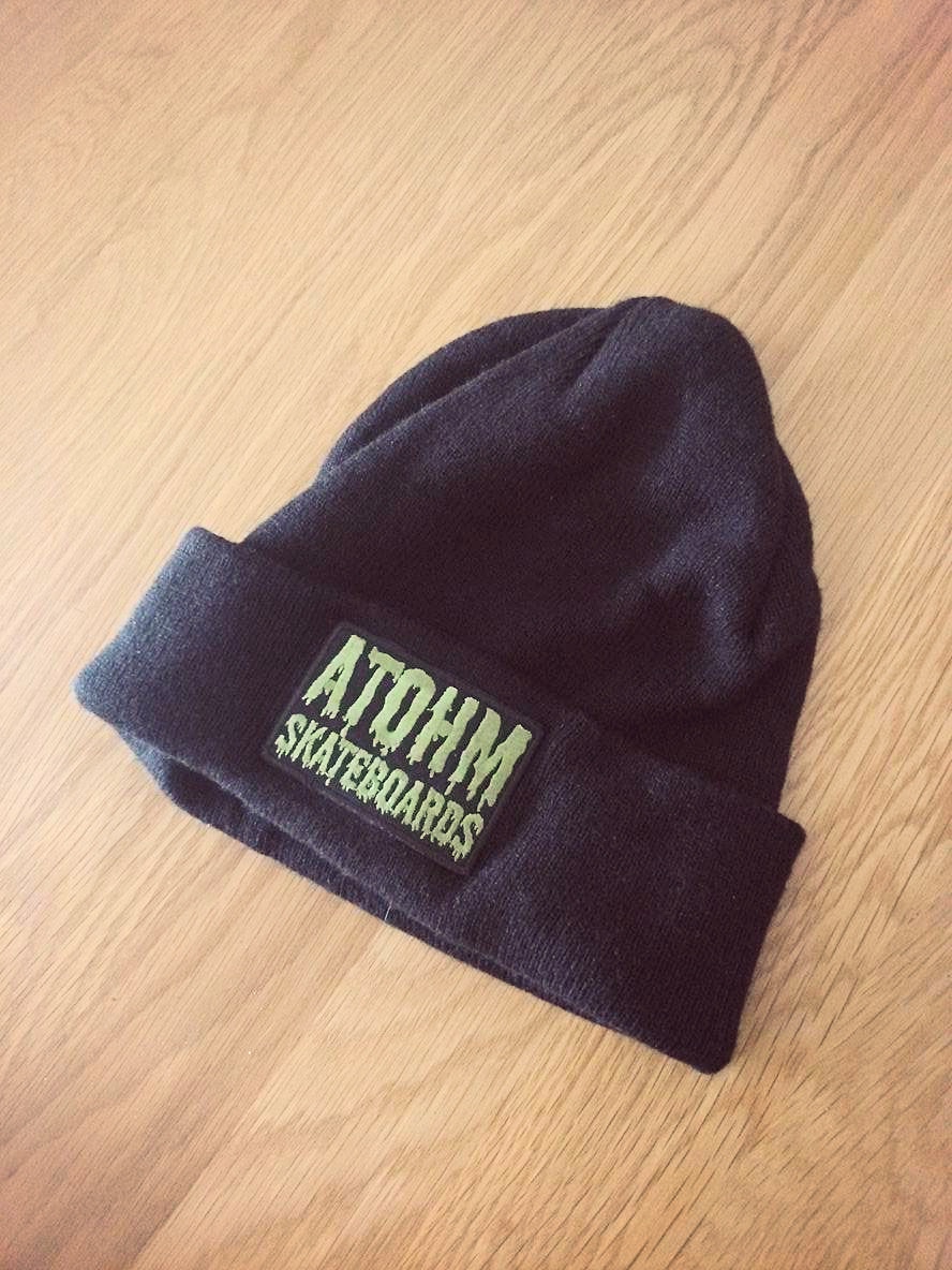 creation logo textile atohm skateboarding