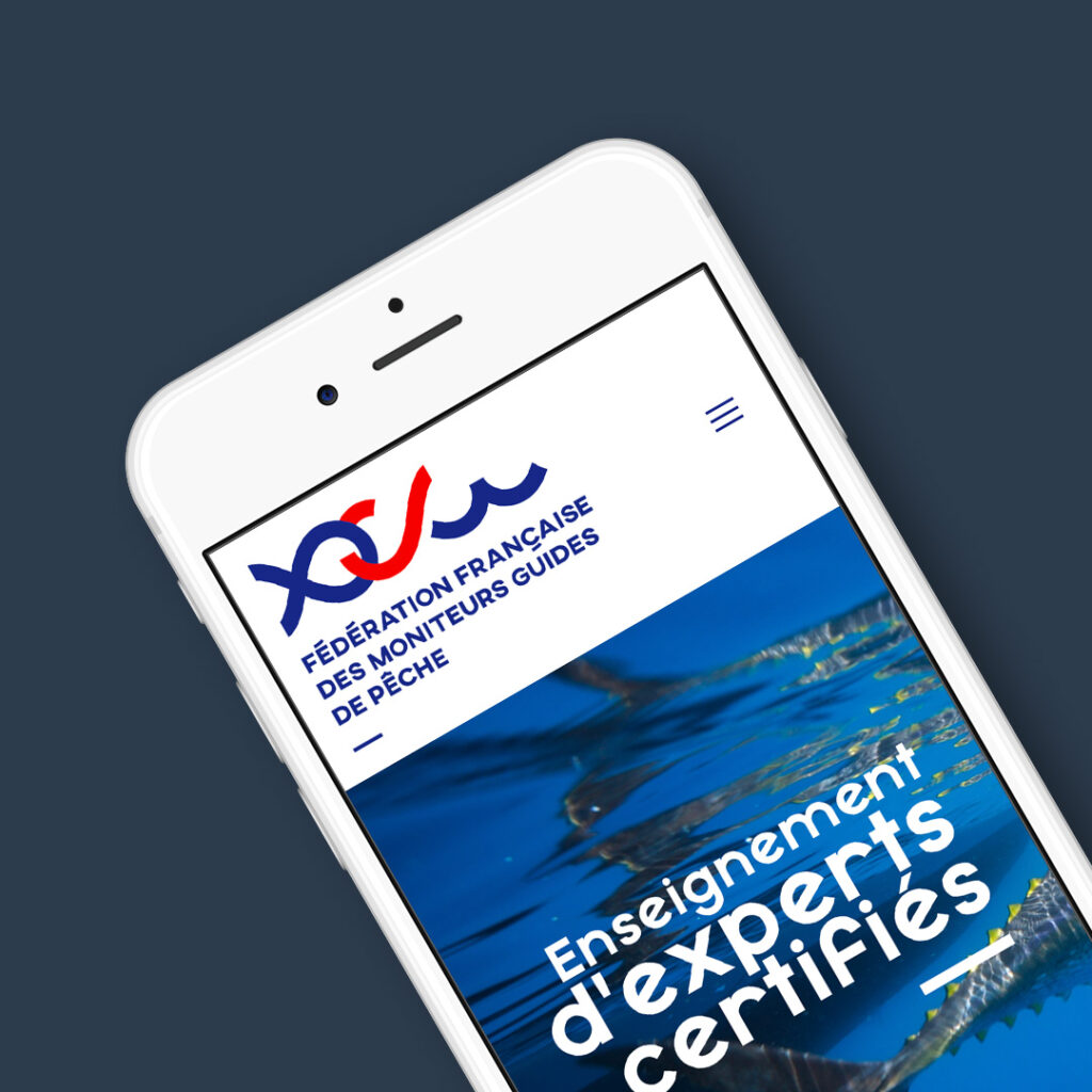 Version mobile du site de la Fédération Française des Moniteurs Guides de Pêche
